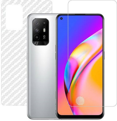 HOBBYTRONICS Front and Back Screen Guard for Oppo F19 Pro Plus(Pack of 2)