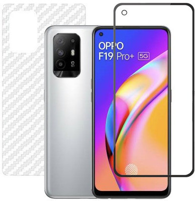 HOBBYTRONICS Front and Back Screen Guard for Oppo F19 Pro Plus(Pack of 2)