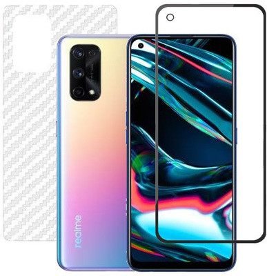 HOBBYTRONICS Front and Back Screen Guard for Realme X7 Pro(Pack of 2)