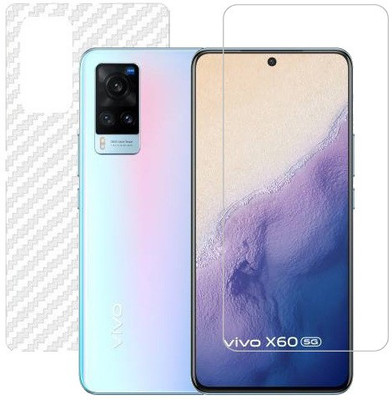 HOBBYTRONICS Front and Back Screen Guard for Vivo X60(Pack of 1)