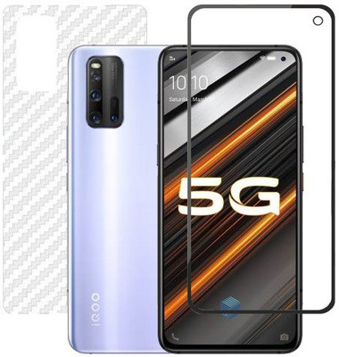 ECMERED Front and Back Screen Guard for Vivo IQOO 3 5G(Pack of 2)