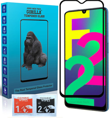 Janvi Web Tech Gorilla Tempered Glass Guard for Samsung Galaxy F22, Samsung Galaxy A22(Pack of 1)