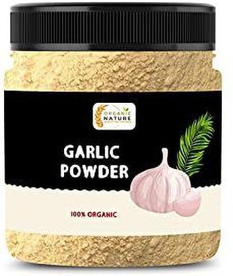 ORGANIC NATURE Dry Garlic Powder Garlic Seasoning Ultra Fine Powder 150 Gram (Jar Pack)(150 g)