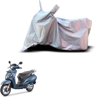 Kbshops Two Wheeler Cover for Honda(Activa 125, Silver)