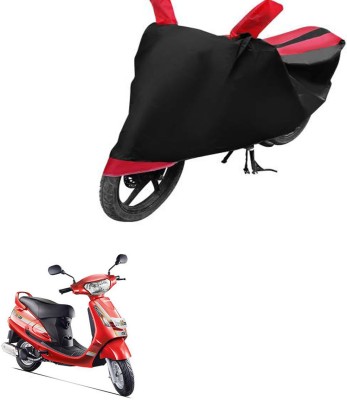 RONISH Waterproof Two Wheeler Cover for Mahindra(Duro DZ, Red, Black)