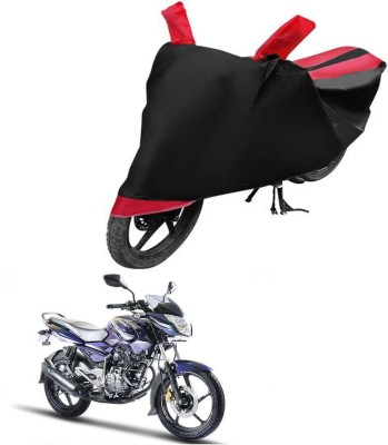 RONISH Waterproof Two Wheeler Cover for Bajaj(Red, Black)