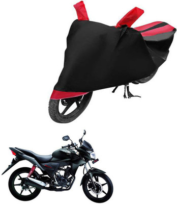 bikecar Two Wheeler Cover for Honda(CB Twister, Black, Red)