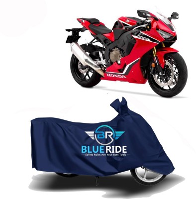 BLUERIDE Two Wheeler Cover for Honda(CBR 1000RR, Blue)