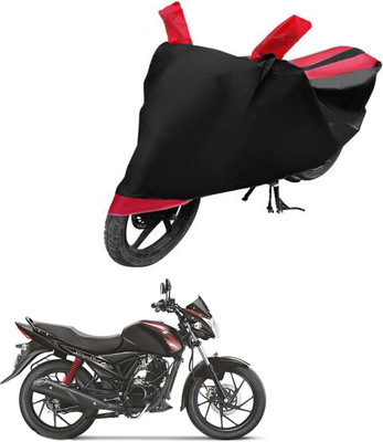 bikecar Two Wheeler Cover for Suzuki(Sling Shot Plus, Black, Red)