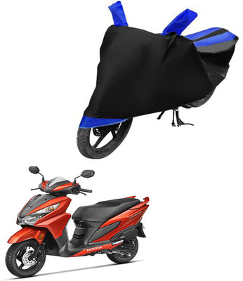 RONISH Waterproof Two Wheeler Cover for Honda(Grazia, Black, Blue)