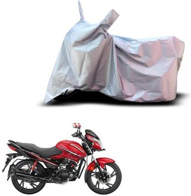 RONISH Waterproof Two Wheeler Cover for Hero(Glamour i3s, Silver)