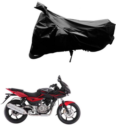 MMSSTAR Waterproof Two Wheeler Cover for Bajaj(Pulsar 200 NS DTS-i, Black)