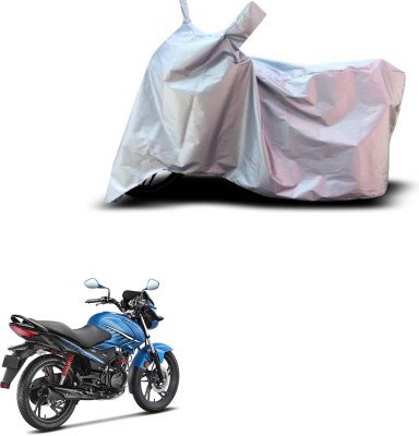 RONISH Waterproof Two Wheeler Cover for Hero(Glamour FI, Silver)