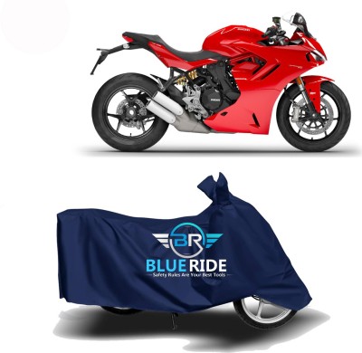 BLUERIDE Two Wheeler Cover for Ducati(SuperSport, Blue)