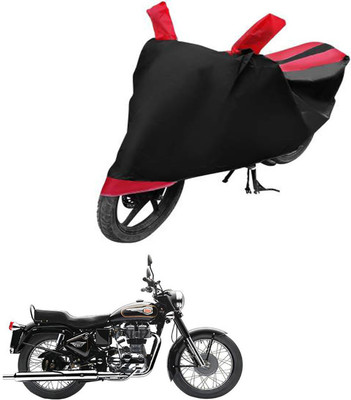 RONISH Waterproof Two Wheeler Cover for Royal Enfield(Classic 350, Red, Black)
