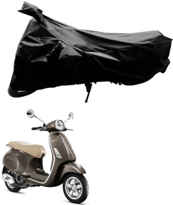 RONISH Waterproof Two Wheeler Cover for Piaggio(Vespa SXL, Black)