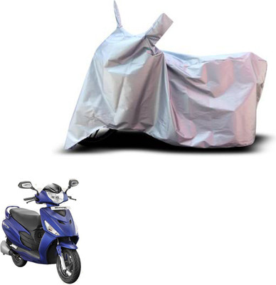 Kbshops Two Wheeler Cover for Hero(Maestro Edge, Silver)