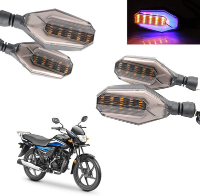 COMICAL Front, Rear LED Indicator Light for Honda Dream Neo(Blue, Yellow)