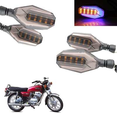 COMICAL Front, Rear LED Indicator Light for Yamaha Universal For Bike(Blue, Yellow)