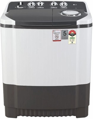LG 7 kg 5 star rating and Wind jet dry Semi Automatic Top Load Grey, White(P7020NGAZ)