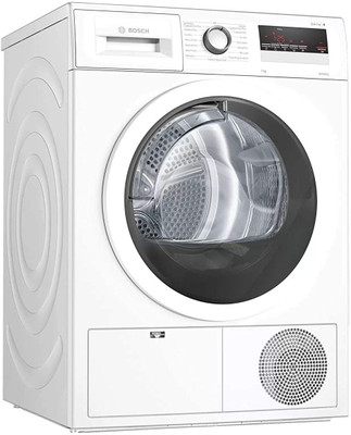 BOSCH 7 kg Dryer with In-built Heater White (WTN86203IN)
