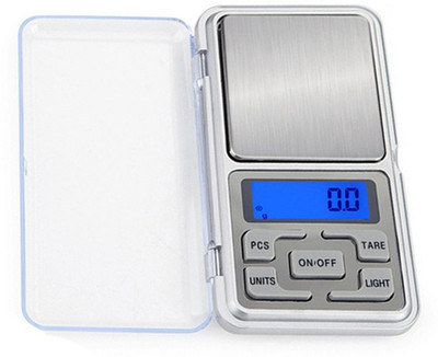 Gentle e kart Digital Pocket Weight Scale Jewellery , Gold, Silver, Platinum Weighing Mini Machine with Auto Calibration Weighing Scale(Silver)