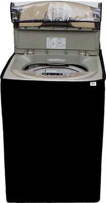 AAVYA UNIQUE FASHION Top Loading Washing Machine  Cover(Width: 58.42 cm, Black)