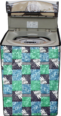 AAVYA UNIQUE FASHION Top Loading Washing Machine  Cover(Width: 58.42 cm, Blue, White)