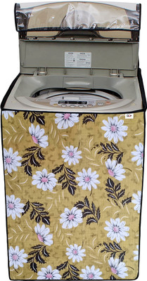 Auf Top Loading Washing Machine  Cover(Width: 58.42 cm, Brown,White)