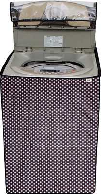 Auf Top Loading Washing Machine  Cover(Width: 60.96 cm, Brown,White)