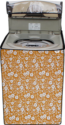 AAVYA UNIQUE FASHION Top Loading Washing Machine  Cover(Width: 60.96 cm, Yellow,White)