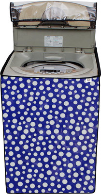 Auf Top Loading Washing Machine  Cover(Width: 58.42 cm, Blue,White)