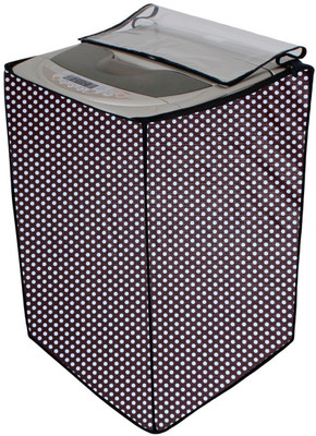 AAVYA UNIQUE FASHION Top Loading Washing Machine  Cover(Width: 60.144 cm, Brown,White)