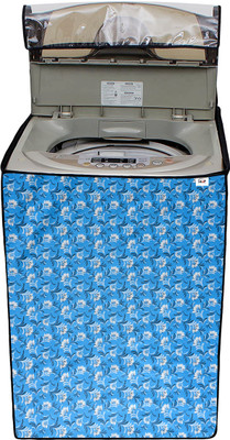 Auf Top Loading Washing Machine  Cover(Width: 58.42 cm, Blue,White)