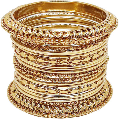 Chrishan Alloy Silver Coated Bangle Set