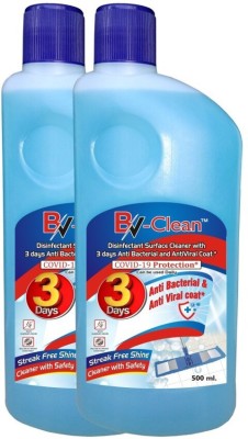 BV Clean Disinfectant Surface Cleaner with 3 days Anti Bacterial and Anti Viral Coat Pleasant(2 x 250 ml)