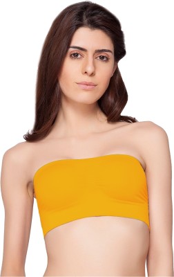 Ullas Tube - Women Bandeau/Tube Non Padded Bra(Yellow)