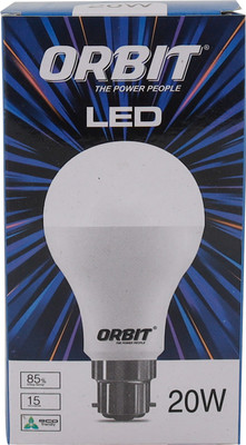 ORBIT LED 20 W Basic Round B22 LED Bulb(White)