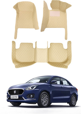 AYW Leatherite 7D Mat For  Maruti Suzuki New Dzire(Beige)