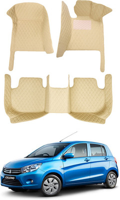 AYW Leatherite 7D Mat For  Maruti Suzuki Celerio(Beige)