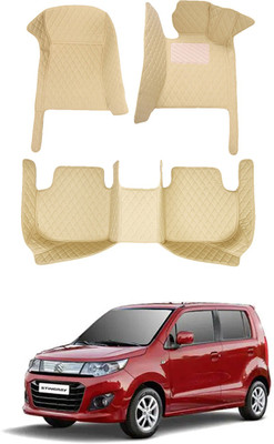 AYW Leatherite 7D Mat For  Maruti Suzuki WagonR(Beige)