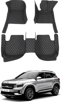 AYW Leatherite 7D Mat For  Kia Seltos(Black)