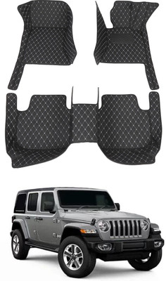 AYW Leatherite 7D Mat For  Jeep Jeep(Black)