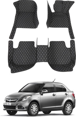 AYW Leatherite 7D Mat For  Maruti Suzuki Swift Dzire(Black)