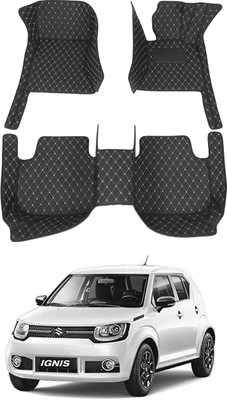 AYW Leatherite 7D Mat For  Maruti Suzuki Ignis(Black)