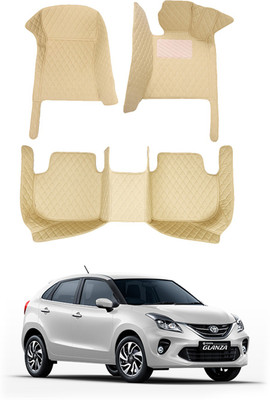 AYW Leatherite 7D Mat For  Toyota Glanza(Beige)