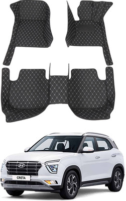 AYW Leatherite 7D Mat For  Hyundai Creta(Black)