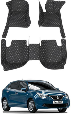 AYW Leatherite 7D Mat For  Maruti Suzuki Baleno(Black)