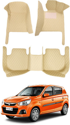 AYW Leatherite 7D Mat For  Maruti Suzuki Alto K10(Beige)