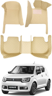 AYW Leatherite 7D Mat For  Maruti Suzuki Ignis(Beige)